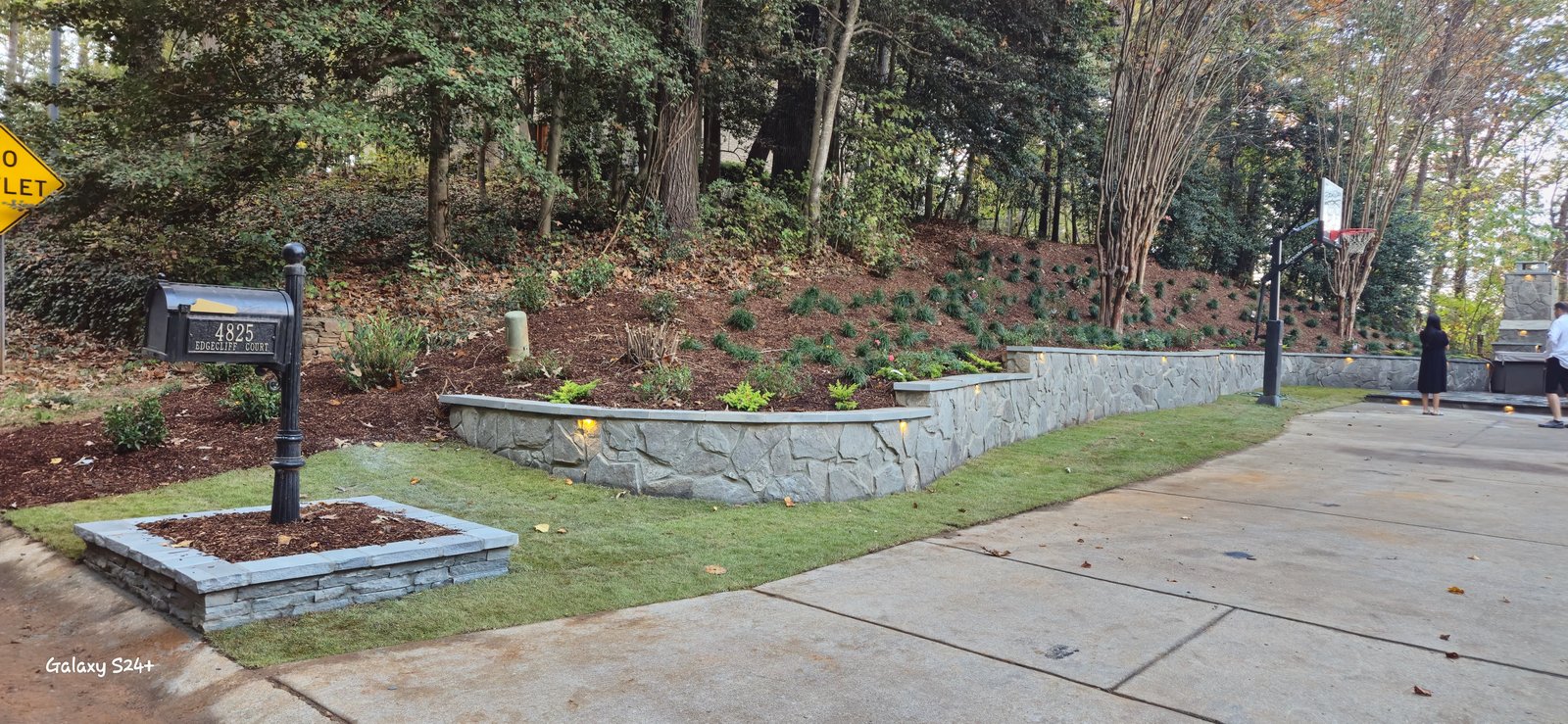 Patios and Retaining Wall