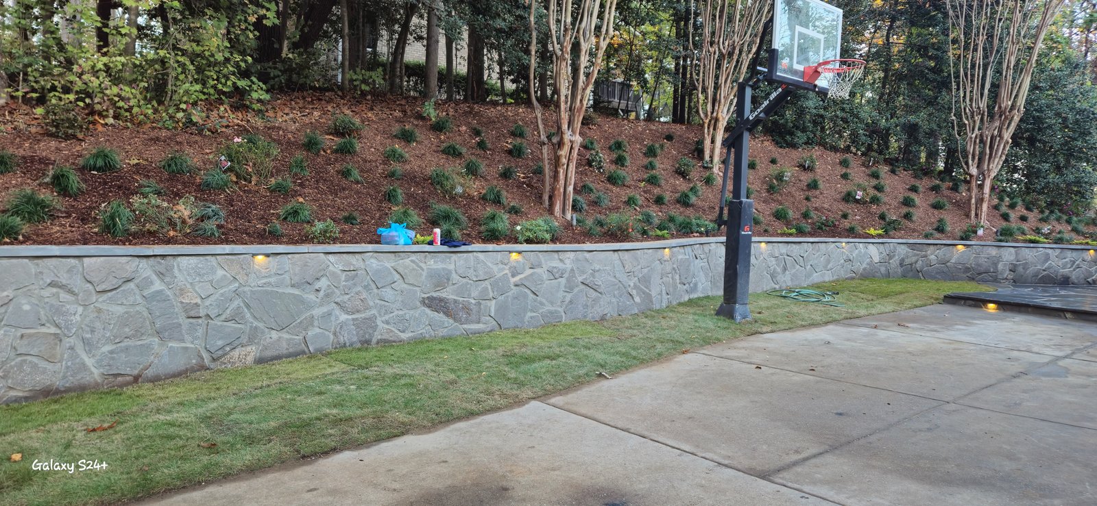 Patios and Retaining Wall